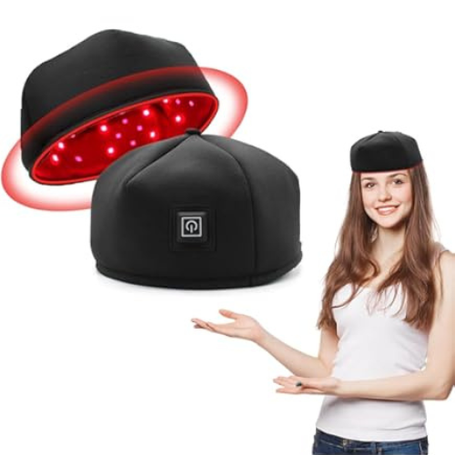 Rödljus terapi hårväxtmössa